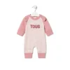 Baby playsuit in Classic pink