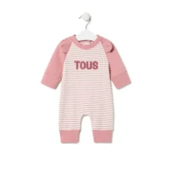 Baby playsuit in Classic pink