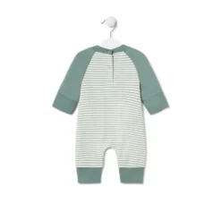 Baby playsuit in Classic green
