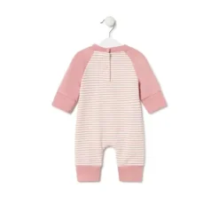 Baby playsuit in Classic pink