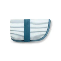 Bear-shaped travel changing mat in Classic blue