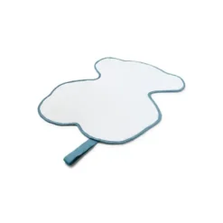 Bear-shaped travel changing mat in Classic blue