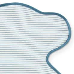 Bear-shaped travel changing mat in Classic blue