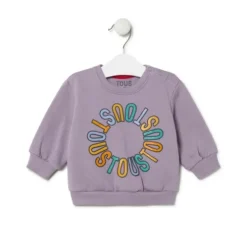 Circular TOUS logo sweatshirt in Casual lilac