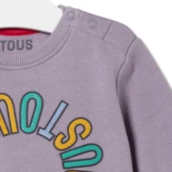 Circular TOUS logo sweatshirt in Casual lilac