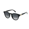 Czarne okulary przeciwsłoneczne Round Mesh