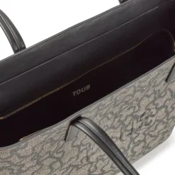 Duża czarna torba z rączkami Kaos Icon