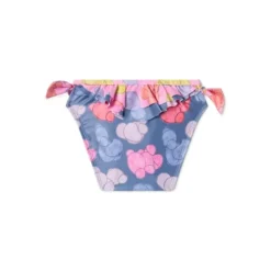 Girls bikini bottoms in Aqua navy blue