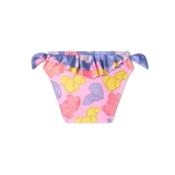 Girls bikini bottoms in Aqua pink