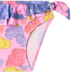 Girls bikini bottoms in Aqua pink