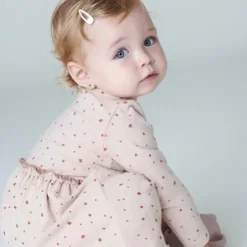 Girls dress with bears in Pink pink