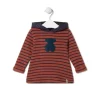 Girls dress with hood in Blue navy blue