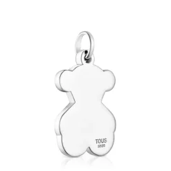 Medium Silver Sweet Dolls bear Pendant