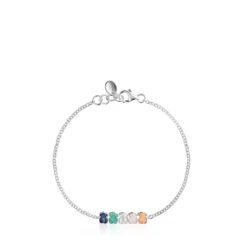 Mini Color - Bransoletka Tous ze srebra z kamieniami