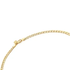 Naszyjnik choker TOUS Chain z łańcuszka wędzidłowego ze srebra pokrytego 18-karatowym złotem