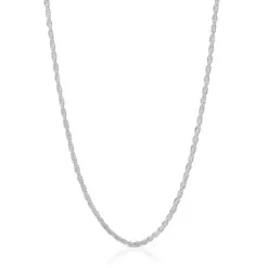 Naszyjnik choker ze srebra, ze sznurkiem, o długości 50 cm TOUS Basics