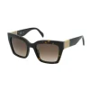 Okulary przeciwsłoneczne w kolorze havana Square Mesh