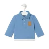 Polo t-shirt in Casual blue