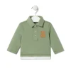 Polo t-shirt in Casual green