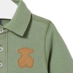 Polo t-shirt in Casual green