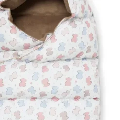 Pushchair footmuff in Tec Colors pink