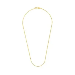 Średni łańcuszek ze srebra pokrytego 18-karatowym złotem, z kulkami o średnicy 1,8 mm, o długości 50 cm TOUS Chain