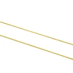 Średni łańcuszek ze srebra pokrytego 18-karatowym złotem, z kulkami o średnicy 1,8 mm, o długości 50 cm TOUS Chain