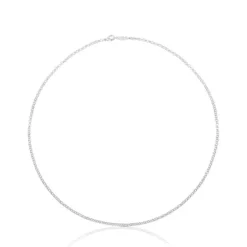 Średni łańcuszek ze srebra z kulkami, o długości 50 cm TOUS Chain
