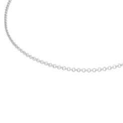 Średni łańcuszek ze srebra z kulkami, o długości 50 cm TOUS Chain