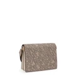 Średnia torebka przez ramię Audree Kaos Mini Evolution New w kolorze taupe