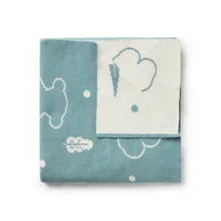Reversible baby blanket in Nilo bears blue