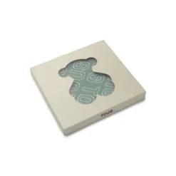 Reversible baby blanket in Nilo TOUS logo mist