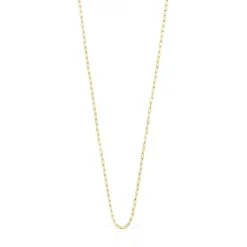 Silver vermeil TOUS Basics rectangular link Choker