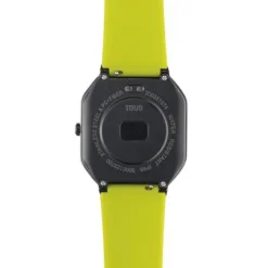 Smartwatch B-Connect z nylonowym paskiem oraz zielonym silikonowym paskiem