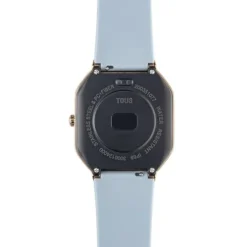 Smartwatch B-Connect z paskiem nylonowym oraz niebieskim silikonowym paskiem