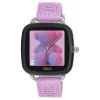 Smartwatch B-Connect z różowym silikonowym paskiem