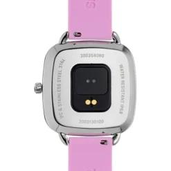 Smartwatch B-Connect z różowym silikonowym paskiem