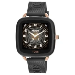 Smartwatch D-Connect z czarnym silikonowym paskiem