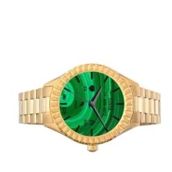 Smartwatch T-Bear Connect z paskiem ze stali w kolorze złota
