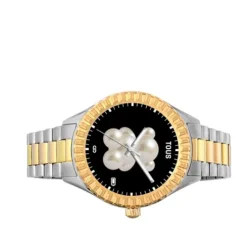 Smartwatch T-Bear Connect z paskiem ze stali IP w kolorze złota