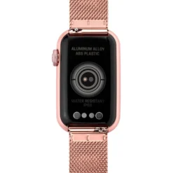 Smartwatch z bransoletką z różowej stali nierdzewnej IPRG i aluminiową kopertą w różowym kolorze IPRG TOUS T-Band Mesh