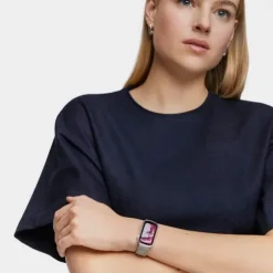 Smartwatch ze stalową bransoletką i aluminiową kopertą TOUS T-Band Mesh