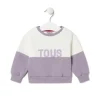 TOUS logo sweatshirt in Casual lilac