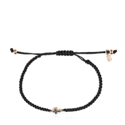 Tous Mini Motif - Bransoletka z różowego srebra Vermeil ze spinelami