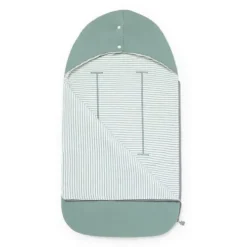 Universal-fit baby footmuff in Classic green