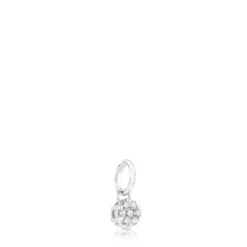 White Gold TOUS Les Classiques Pendant with Diamonds
