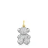 Wisiorek Bold Bear ze złota z diamentem 1,30 ct