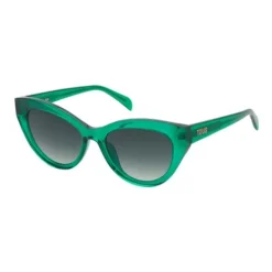 Zielone okulary przeciwsłoneczne Butterfly